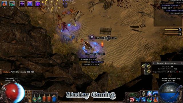 Summoner Witch, Dunes Map 48% Quantity Solo Path of Exile part 1 смотреть онлайн