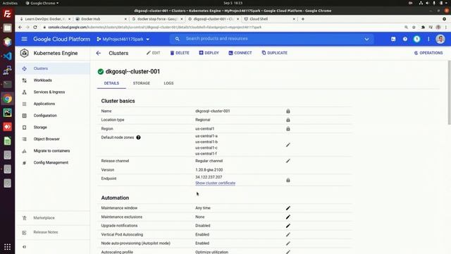 Google Kubernetes Engine - Create GKE Cluster and Deploy App смотреть онлайн