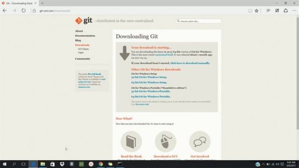 Git clone command in windows