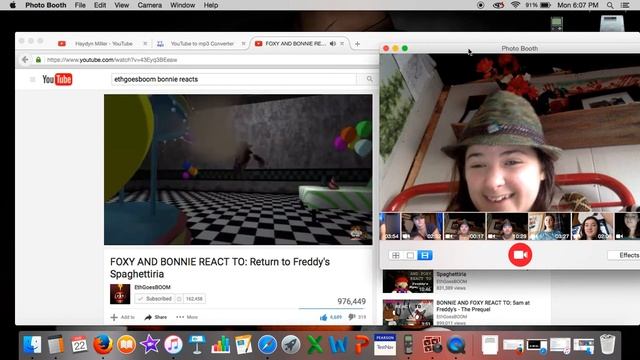 reacting to ethgoesboom foxy and bonnie react to return to freddy's spaggettira смотреть онлайн