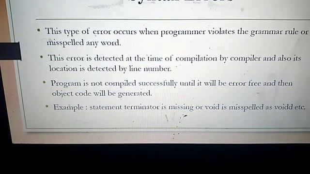 Types of errors in programming смотреть онлайн