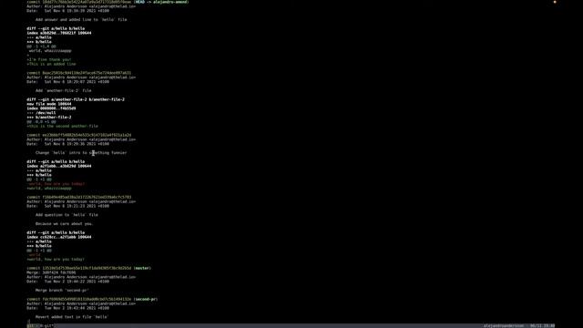 05. Rewording and reordering commits смотреть онлайн
