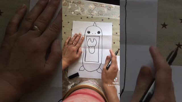 Рисуем акулу. Лёгкие рисунки смотреть онлайн