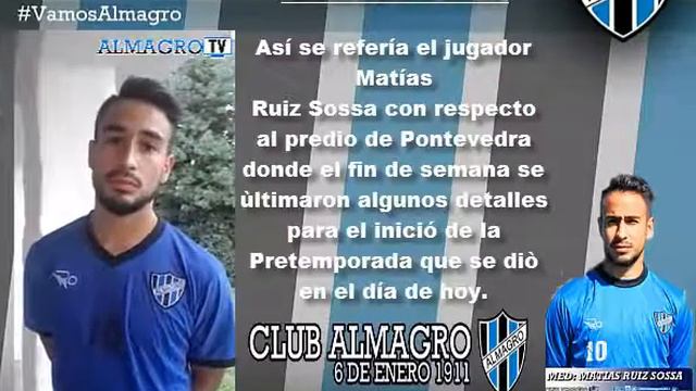 PRETEMPORADA entrevista a Matias Ruiz Sosa смотреть онлайн