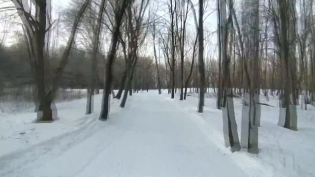 Моноколесо зимой беседка Гончарова EUC 20200213 смотреть онлайн