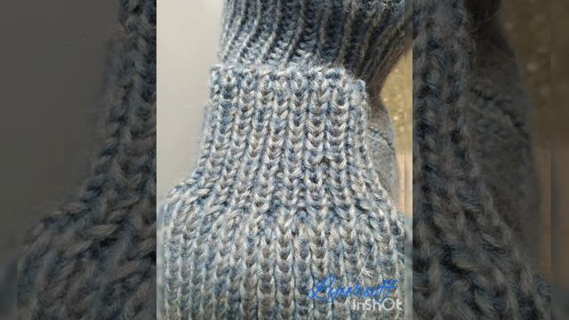 Мужской свитер спицами. смотреть онлайн