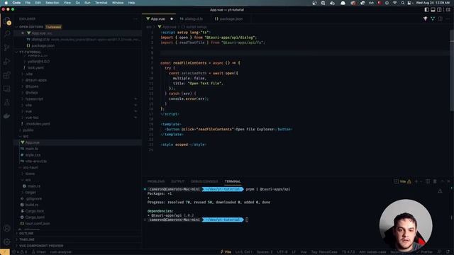 Tauri Development - Open Dialog and Reading File Contents смотреть онлайн