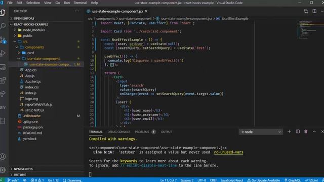 Aula 12 - React - Componentes - Classes - Hooks - useEffect смотреть онлайн