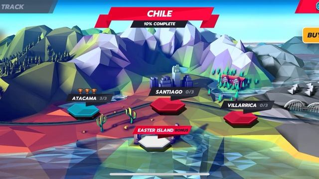 Horizon Chase Chile Map | Atacama & Santiago Maps Completed | Apple Arcade Games