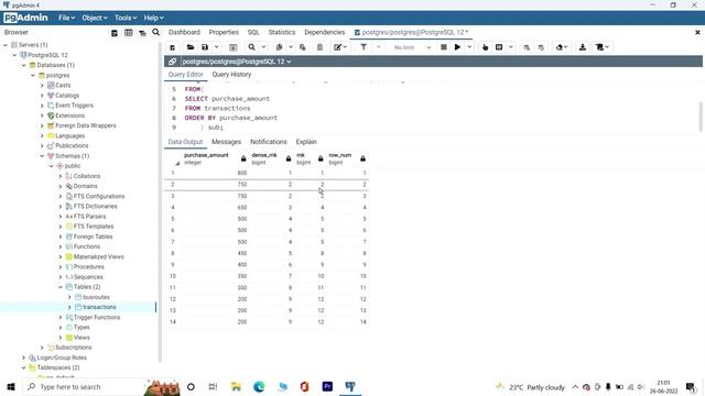 Dense rank vs Rank vs Row_number, Partition By | SQL Interview Question смотреть онлайн
