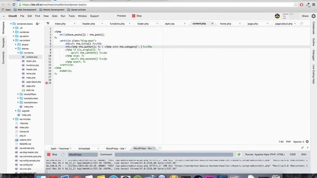 Wordpress Custom Theme and Website - #7 - Adding and styling Post Meta Information смотреть онлайн