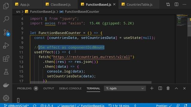 Fetch Data from API : React JS How To #1 | React JS Tutorial for Beginners смотреть онлайн