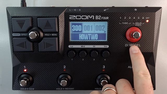 #003 Controls Overview ZOOM B2 FOUR #b2four #zoomeffects #basseffects