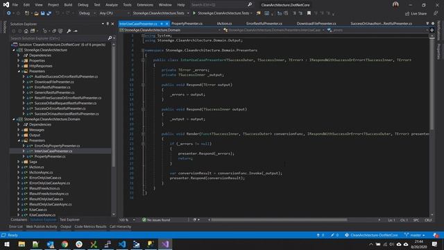 T-rav Explains Clean Architecture Presenters смотреть онлайн