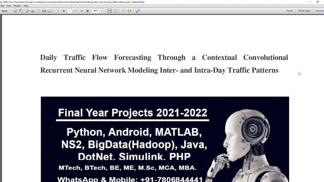 Daily Traffic Flow Forecasting Through a Contextual Convolutional Recurrent Neural Network Modeling смотреть онлайн