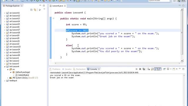 Java Programming Tutor - Using If-Else to Make Decisions смотреть онлайн