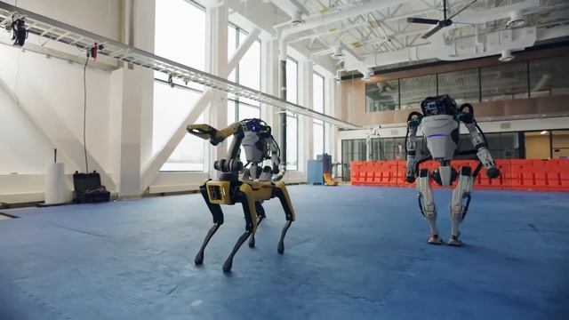 Boston Dynamics научили роботов флексить под МОРГЕНА смотреть онлайн