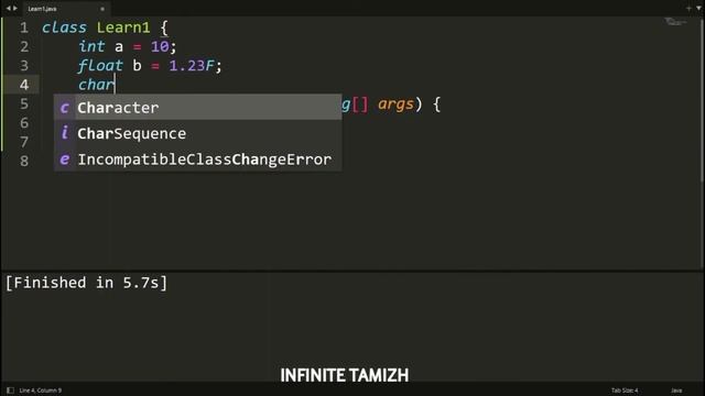 Java Basics in Infinite TAMIZH - 1 | How to Taste Java | In Tamizh смотреть онлайн