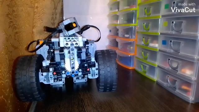полноприводное шасси для джипа из Лего техник/lego technic смотреть онлайн