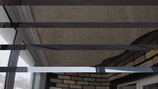 Потолочный карниз для штор. Монтаж на балконе.