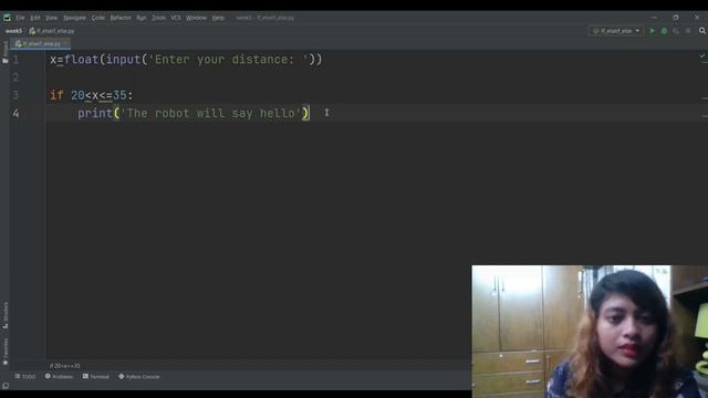If, elif, and else statement in Python (Part-2) with an example of robotic features. смотреть онлайн