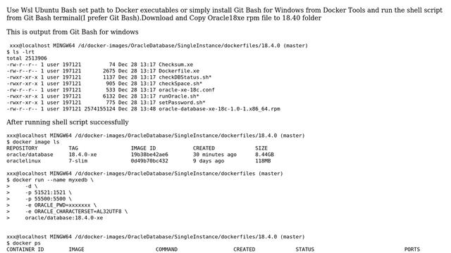 Building Oracle XE docker image in Windows 10 Pro (2 Solutions!!) смотреть онлайн