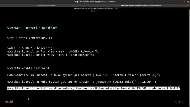 Kubectl config & Dashboard - #MicroK8S 2 смотреть онлайн