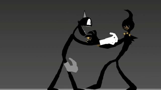 Cartoon Cat Vs Bendy (Stick Nodes Animation) смотреть онлайн