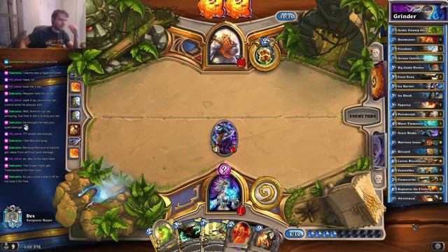Hearthstone: Classic Grinder Control Mage! смотреть онлайн