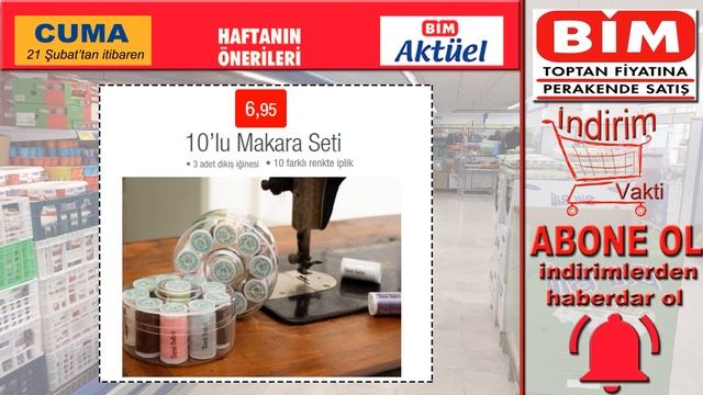 Tek Tek Sunum Bim Aktüel Örgü ve Dikiş Konsept Katalog | Bim Bu Hafta Cuma Dikiş Ürünleri Bim Aktüe смотреть онлайн