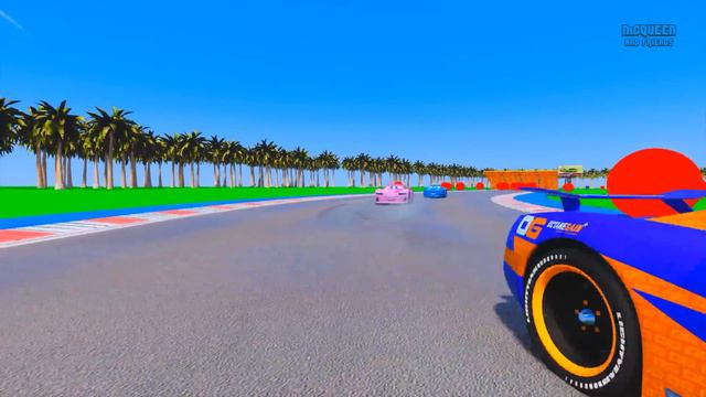 Lightning McQueen Danny Swervez Cal Weather Chick Hicks Doc Hudson &Friends Race Cars 3 - Mods GTA