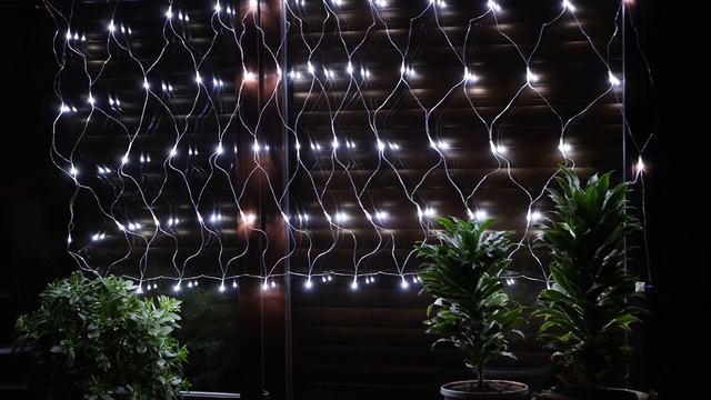 Новогодняя сетка Uniel ULD-N1515-96/STK WHITE IP44 UL-00007220