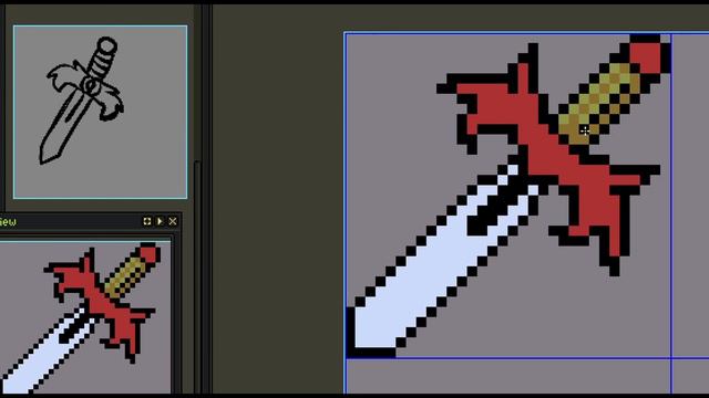 Make an EPIC pixel art sword FROM SCRATCH! A Pixel Art Tutorial #arttutorial смотреть онлайн