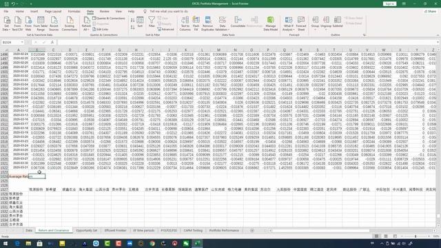 9.1 Excel Application: Stock Return and Covariance смотреть онлайн