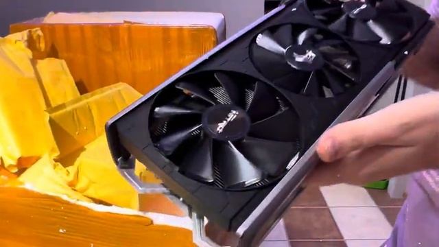 Распаковка видеокарт из Китая 5600xt, 6600xt, 5700xt, 590 gme смотреть онлайн