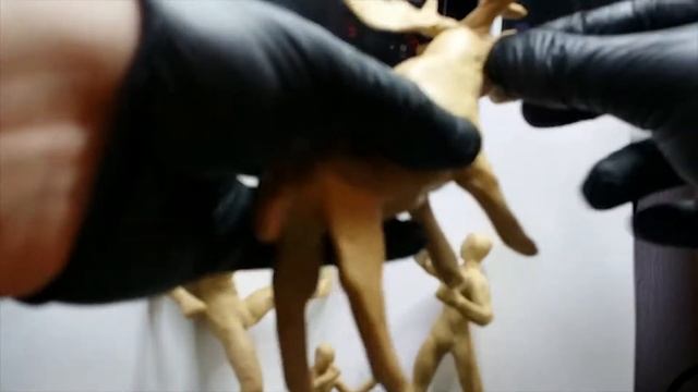 Лепка из пластилина. Лось лепка животного. Пластилиновый Лось из оленя - отличия. смотреть онлайн