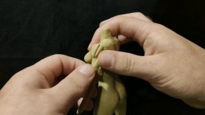 Лепка фигурки из скульптурного пластилина - (Девушка-дракон)