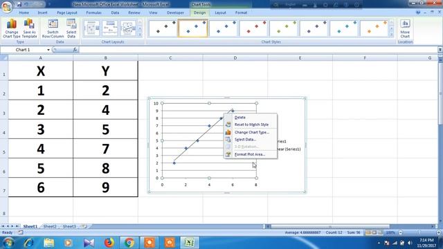 How to extend trendline in Excel смотреть онлайн