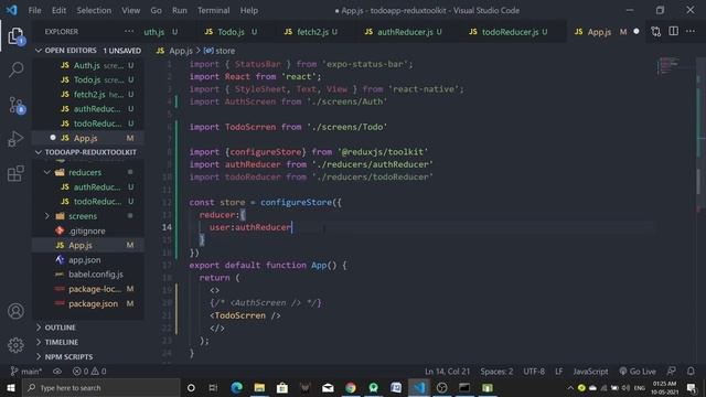 #19 Adding Redux Toolkit in React Native & Authentication | state management in React Native Hindi смотреть онлайн