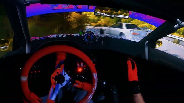 Nissan 240sx NStyle Agressive Short Touge - POV Steering Wheel смотреть онлайн