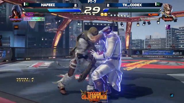 [FT7] Hafeez (Jin) VS TK_Codex (Lee,Lars) Tekken 7 Pakistan смотреть онлайн