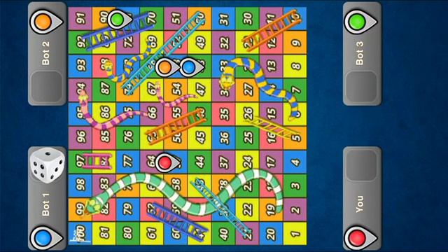 Snakes And Ladders Game 4 Players |snakes Game || Snake Ladder Games