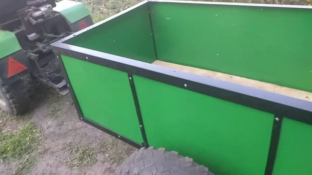простой прицеп для минитрактора смотреть онлайн