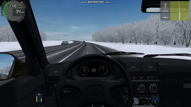 Еду. на Ниве на Дачу в City car Driving. смотреть онлайн