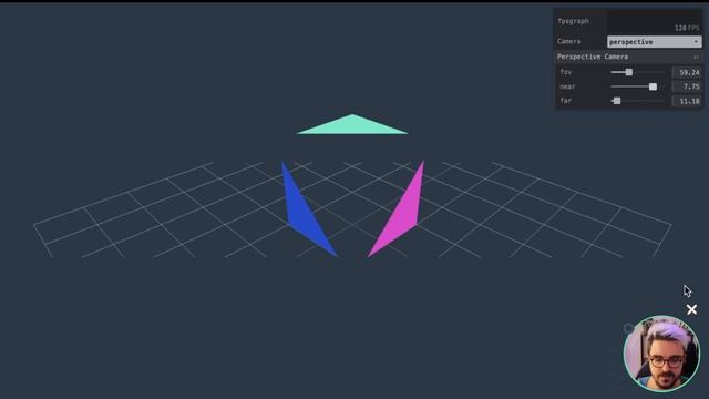 TresJS - Perspective vs Orthographic Camera смотреть онлайн