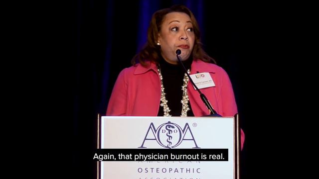 Octavia Cannon, DO, on physician burnout at the AOA LEAD Conference 2018 смотреть онлайн