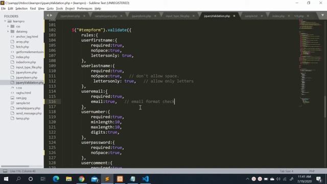 JQuery Validation Of All Type Of Form Element In One Video || Full Explanation смотреть онлайн