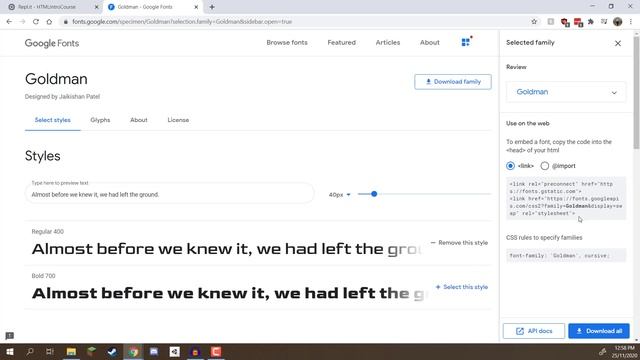 How to Implement GOOGLE FONTS on Your Website смотреть онлайн
