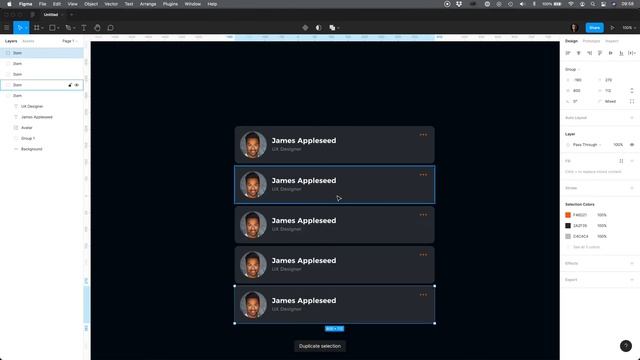 Duplicate Elements Quickly in Figma - Tips & Tricks смотреть онлайн