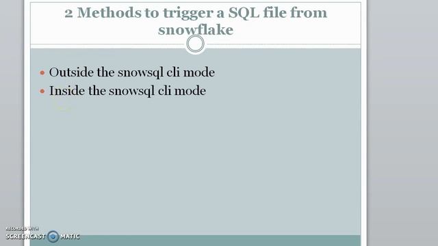Trigger SQL File from Snowflake CLI Client смотреть онлайн